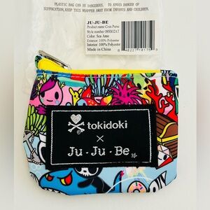 New Tokidoki Jujube Sea Amo Coin Purse Bag Rare Limited Edition Machine Wash